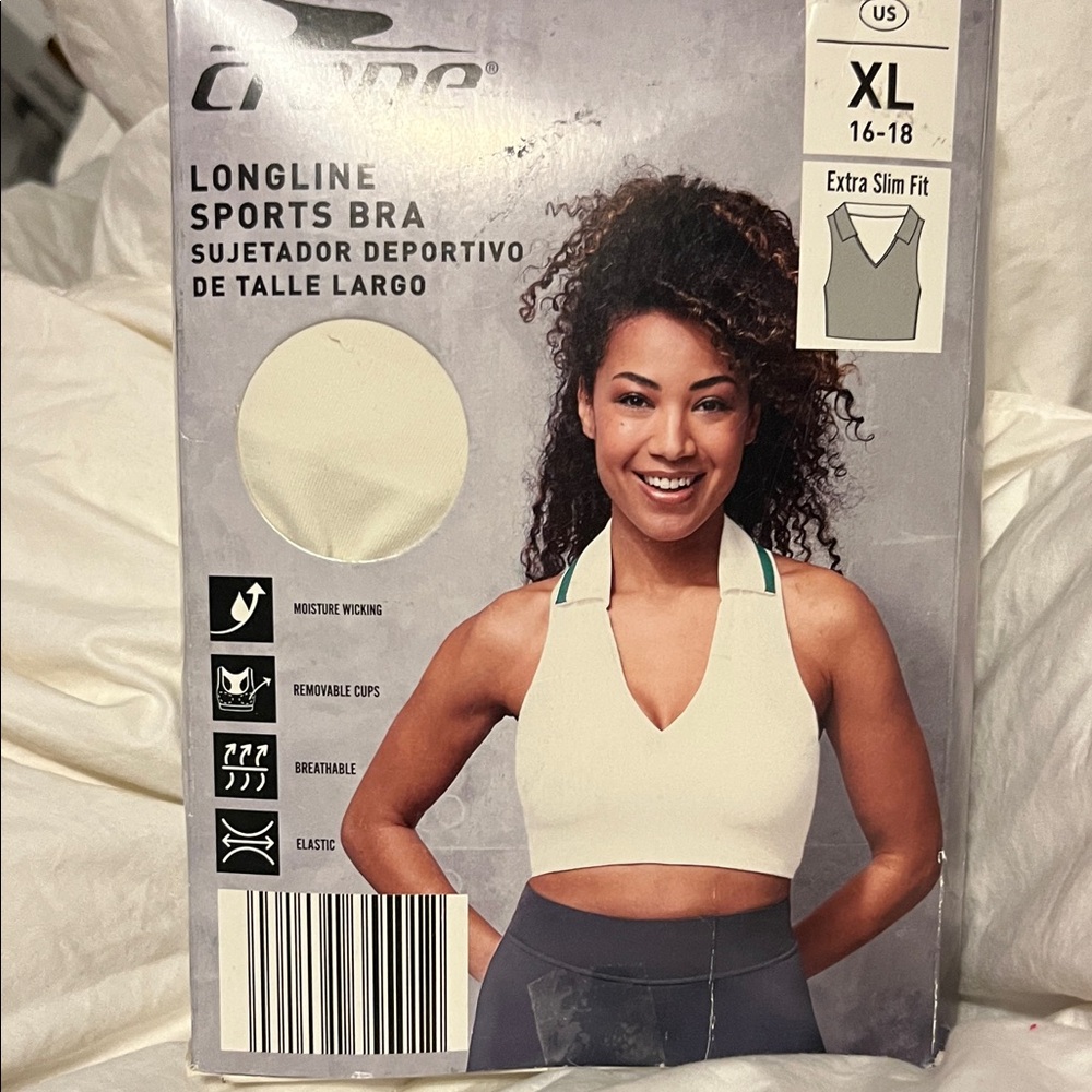 C9 Champion Women's Longline Sports Bra - White